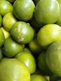 Full frame shot of green apples