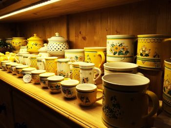 View of tea arranged in kitchen