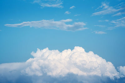Low angle view of clouds in sky