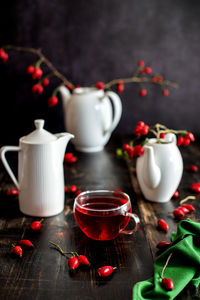 rosehip tea in