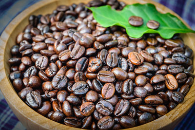 Close-up of coffee beans