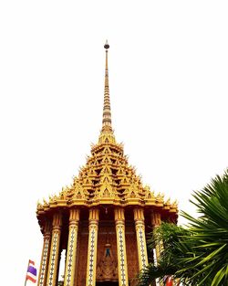 Low angle view of temple