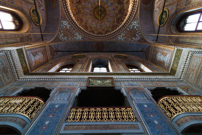 Interior of pertevniyal valide mosque in istanbul