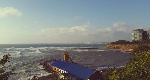 View of beach against sky