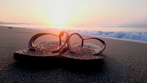 Flipflops on beach