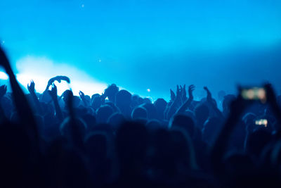 Crowd at music concert