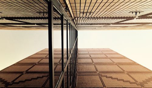 Low angle view of modern building