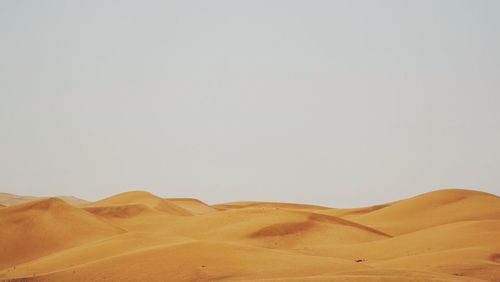 Scenic view of desert