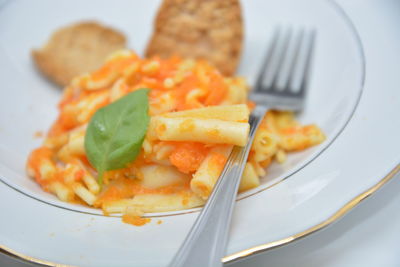 Close-up of food in plate