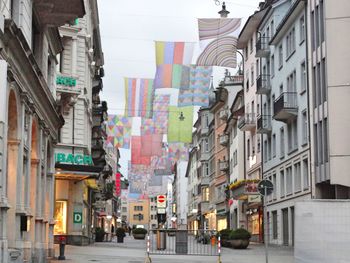 Street amidst buildings in city