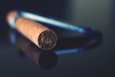 Close up of cigarette