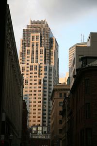 Financial buildings downtown boston massachusetts 