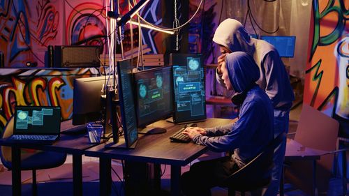 People in restaurant