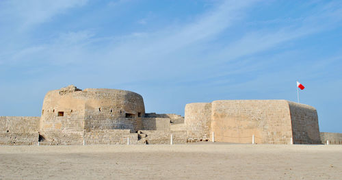 Historic building against blue sky