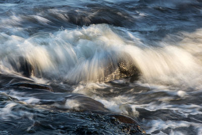 Close-up of flowing water