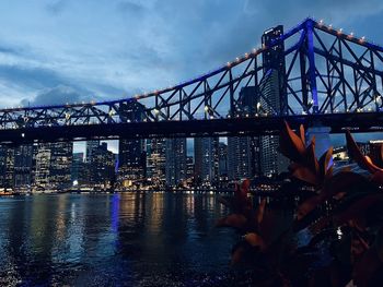 Low angle view of city at waterfront
