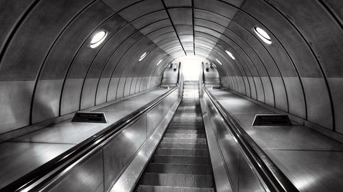 Interior of subway station