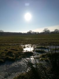 Scenic view of landscape against sky