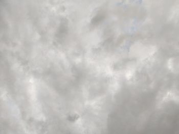 Low angle view of clouds in sky