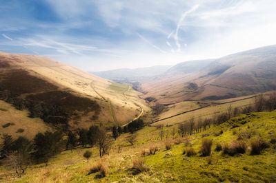 Scenic view of landscape against sky