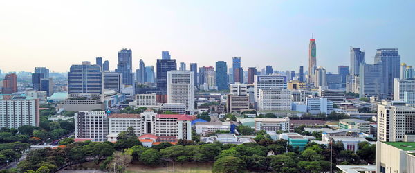 Buildings in city