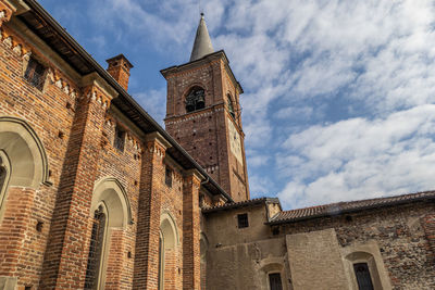 Low angle view of historic building against sky