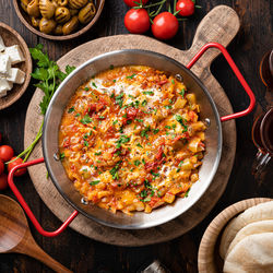 Menemen, turkish traditional dish