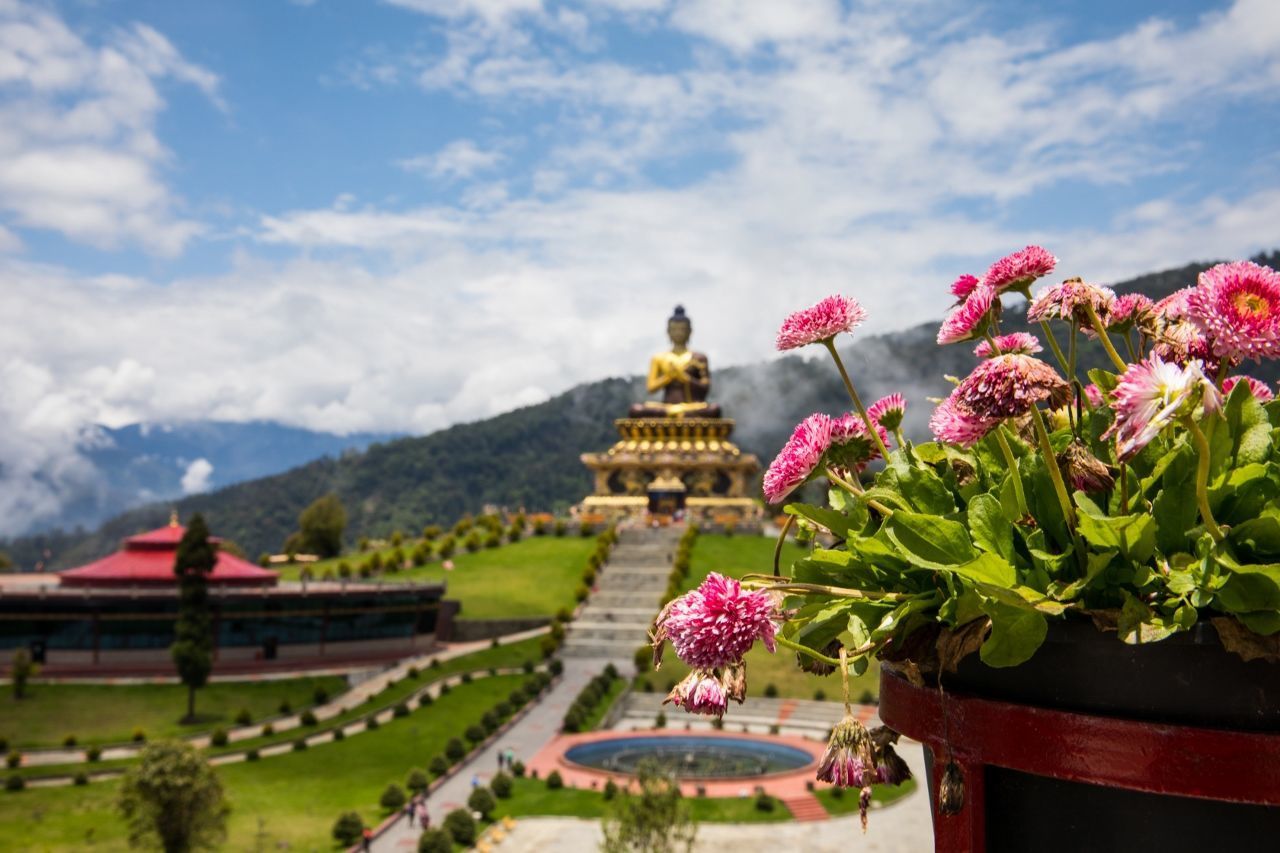 VIEW OF TEMPLE AGAINST SKY