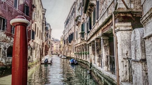 Boats in canal