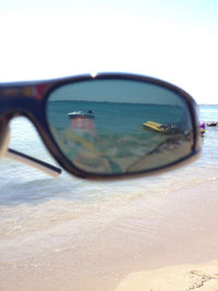 Boats in sea