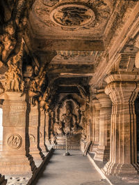 Architectural detail of a temple