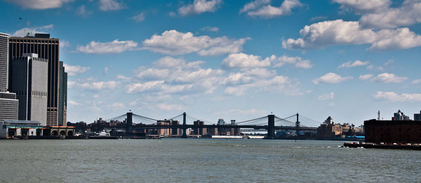 Built structures against the sky