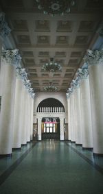 Corridor of building