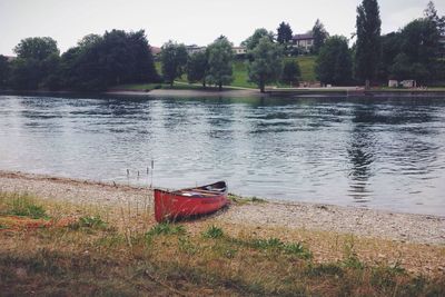 Boats in river