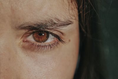 Close-up of young woman