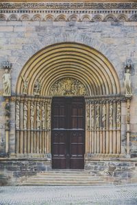 Facade of old building