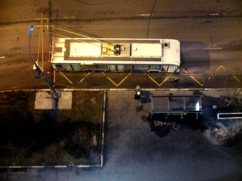 Bus at night