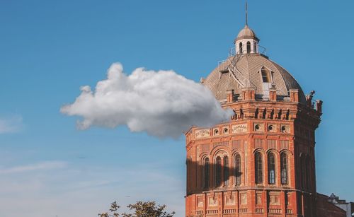 Low angle view of building against sky