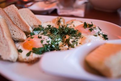 Close-up of food in plate