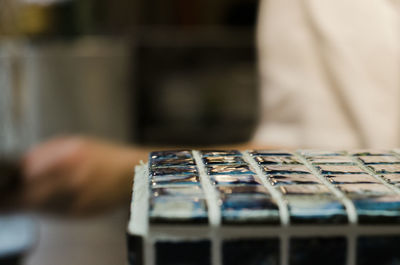 Close-up of tiles