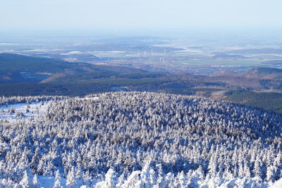 Aerial view of landscape