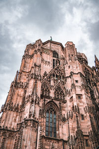 Low angle view of building against sky