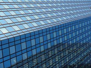 Low angle view of glass building