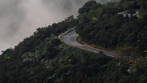 High angle view of landscape