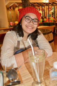 Portrait of a smiling young woman