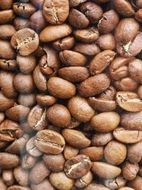 Full frame shot of coffee beans