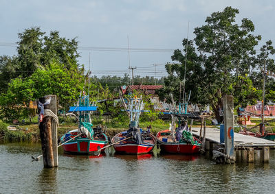 Scenic view of river against sky