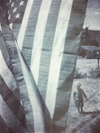 View of people in the dark