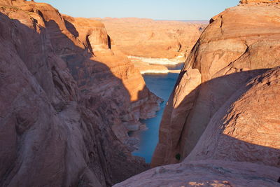 Rock formations lake powell 