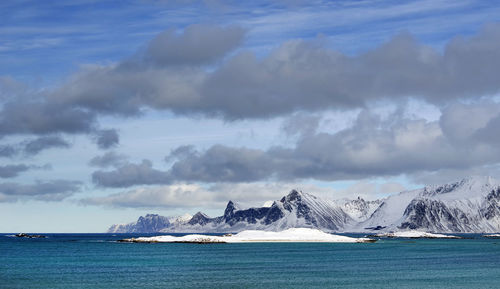 Panoramic view of sea against sky